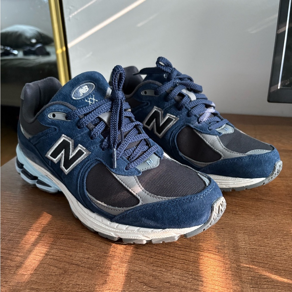New Balance Navy and Gray Athletic Shoes